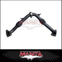 MANTA 1 7/8" CROSS OVER PIPE FITS TOYOTA LANDCRUISER VDJ78R 4.5L V8 2007-2025 (SSMBE294)