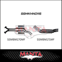 MANTA CATBACK EXHAUST SYSTEM FITS HOLDEN COMMODORE VT VX VY VZ 5.7L 6.0L V8 SEDAN (SSMKHN0115)