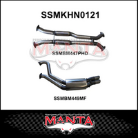 MANTA 3" CATBACK EXHAUST SYSTEM FITS HOLDEN COMMODORE VT VX VY VZ 5.7L 6.0L V8 SEDAN (SSMKHN0121)