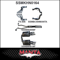 MANTA ENGINE BACK STAINLESS STEEL EXHAUST SYSTEM FITS HOLDEN COMMODORE VE VF 6.0L 6.2L V8 SEDAN/WAGON (SSMKHN0164)