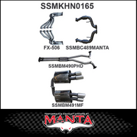 MANTA ENGINE BACK STAINLESS STEEL EXHAUST SYSTEM FITS HOLDEN COMMODORE VE VF 6.0L 6.2L V8 SEDAN/WAGON (SSMKHN0165)