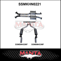 MANTA 3" CATBACK EXHAUST SYSTEM FITS HSV MALOO VY 5.7L V8 UTE 10/2002-9/2004 (SSMKHN0221)