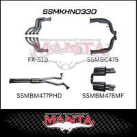 MANTA ENGINE BACK EXHAUST SYSTEM FITS HOLDEN COMMODORE VE VF 6.0L 6.2L V8 SEDAN/WAGON (SSMKHN0330)