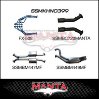 MANTA ENGINE BACK EXHAUST SYSTEM FITS HOLDEN COMMODORE VT VX VY VZ 5.7L 6.0L V8 SEDAN (SSMKHN0399)
