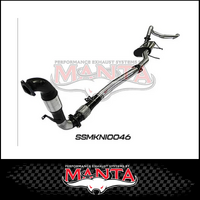 MANTA 3" STAINLESS STEEL TURBO BACK EXHAUST WITH CAT/MUFFLER FITS NISSAN PATROL Y61 GU 3.0L TD WAGON 2007-2016 (SSMKNI0046)