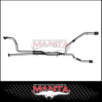 MANTA 3" STAINLESS STEEL CAT BACK EXHAUST FITS RAM 1500 DT TRX 6.2L SUPERCHARGED V8 (SSMKRA0010)