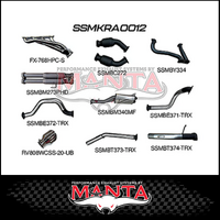 MANTA STAINLESS STEEL COMPLETE EXHAUST SYSTEM FITS RAM 1500 DT TRX 6.2L SUPERCHARGED V8 (SSMKRA0012)