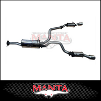 MANTA 3" STAINLESS STEEL CAT BACK EXHAUST WITH REAR RESONATORS FITS RAM 1500 DT 5.7L V8 2020-ON (SSMKRA0015)