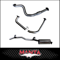 MANTA STAINLESS STEEL MANIFOLD BACK EXHAUST SYSTEM FITS TOYOTA LANDCRUISER HZJ75R 4.2L 1HZ 1990-1999 (SSMKTY0069)