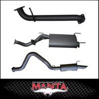 MANTA 3" STAINLESS STEEL CAT BACK EXHAUST SYSTEM WITH CENTRE & REAR MUFFLER FITS TOYOTA LANDCRUISER UZJ100R 1998-2007 (SSMKTY0078)
