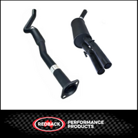REDBACK 2.5" CATBACK EXHAUST SYSTEM WITH HOTDOG/DUAL REAR MUFFLER FITS HOLDEN COMMODORE VT VX VU VY V6 WAGON/UTE