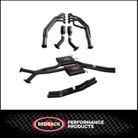 EXTRACTORS, CATS & TWIN 2.5" CATBACK MUFFLER/STRAIGHT TAILPIPE EXHAUST SYSTEM FITS HOLDEN COMMODORE VT VX VY VZ SEDAN V8