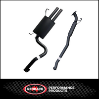 REDBACK 2.5" CAT BACK EXHAUST SYSTEM WITH HOTDOG FITS FORD FALCON BA BF 4.0L 6CYL XR6 SEDAN