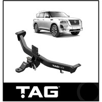 TAG HEAVY DUTY TOWBAR (3500KG) FITS NISSAN PATROL Y62 5.6 V8 2012-ON (T7D762)