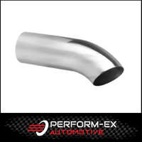 DUMP PIPE STAINLESS STEEL EXHAUST TIP - 3" INLET - 3" OUTLET (9" LONG)