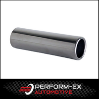STRAIGHT CUT ROLLED IN EXHAUST TIP - 1.75" INLET - 1.75" OUTLET (6.5" LONG)