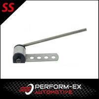 UNIVERSAL EXHAUST SWIVEL BRACKET 4 HOLES 8MM ROD (304 STAINLESS STEEL)