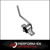UNIVERSAL EXHAUST SWIVEL BRACKET 2 HOLES 10MM ROD (ZINC PLATED)