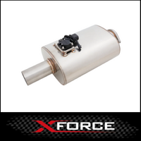 XFORCE VAREX 3" OVAL MUFFLER WITH 3" OUTLET (VMK11-300)