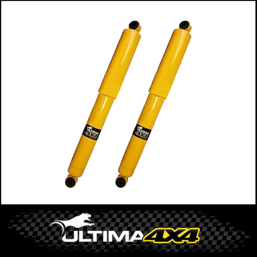 ULTIMA 4X4 HEAVY DUTY REAR SHOCKS (PAIR) FITS NISSAN NAVARA D22 2WD 4/1997-12/2015 (400040)