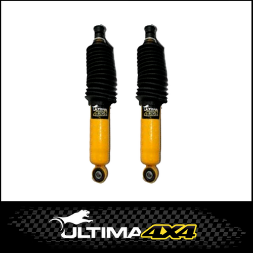 ULTIMA 4X4 HEAVY DUTY FRONT SHOCKS (PAIR) FITS NISSAN NAVARA D22 4WD 4/1997-12/2015 (400461)