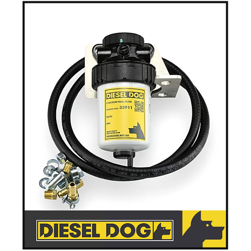 DIESEL DOG SECONDARY FUEL FILTER KIT FITS TOYOTA LANDCRUISER VDJ200R 11/2007-12/2021 (70003)