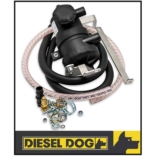 PROVENT CATCH CAN KIT BY DIESEL DOG FITS FORD RANGER PX III 3.2L TD 7/2018-3/2022 (80006)