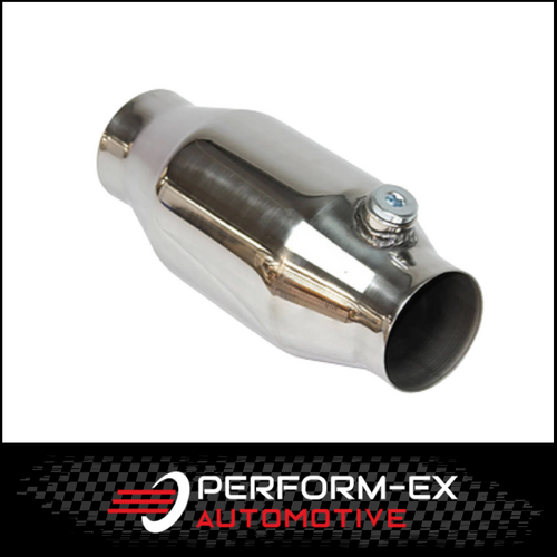 UNIVERSAL HIGH FLOW METALLIC CAT CONVERTER - 2.25" (57MM) 200 CPSI (B2T225MBR)