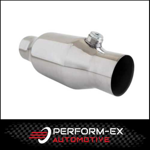 UNIVERSAL HIGH FLOW METALLIC CAT CONVERTER - 2" (51MM) 200 CPSI (C2T200MBR)