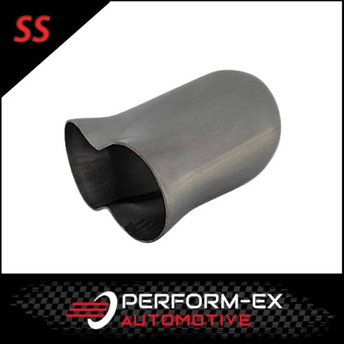 2 x 2" INLET 2.5" OUTLET 2 INTO 1 SS COLLECTOR CONE (CC208SS)
