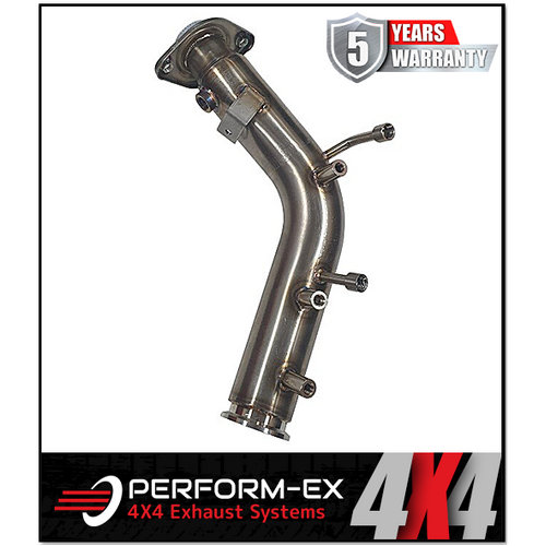3" DPF DELETE PIPE 304 STAINLESS STEEL FITS TOYOTA PRADO GDJ150R 2.8L 1GD-FTV 2015-ON