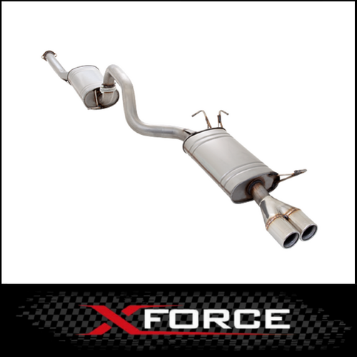 XFORCE 2.5" 409 STAINLESS STEEL CAT BACK EXHAUST FITS FORD FALCON BA BF XR6 NON TURBO SEDAN (E4-F5-02T-CBS)