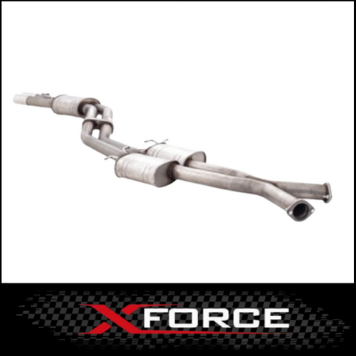 HOLDEN COMMODORE VT VU VX VY VZ V8 UTE/WAGON TWIN 3" CATBACK XFORCE 409 STAINLESS STEEL EXHAUST SYSTEM