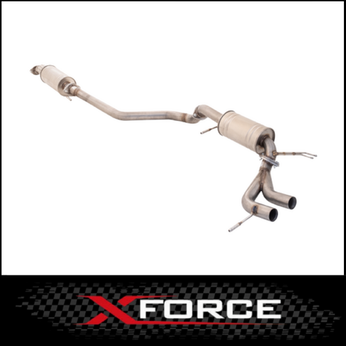 XFORCE 409 STAINLESS STEEL 2.5" CATBACK EXHAUST SYSTEM FITS HYUNDAI VELOSTER SR 1.6L TURBO 2012-2017