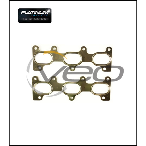 PLATINUM EXHAUST MANIFOLD GASKET FITS HYUNDAI SANTA FE CM 2.7L G6EA 5/06-10/09