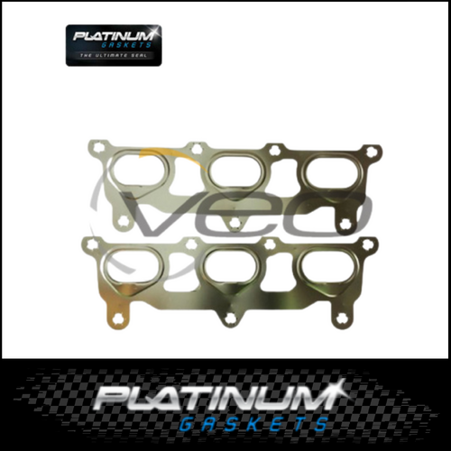 PLATINUM EXHAUST MANIFOLD GASKET FITS HOLDEN COMMODORE VZ VE 3.6L V6 8/2004-ON
