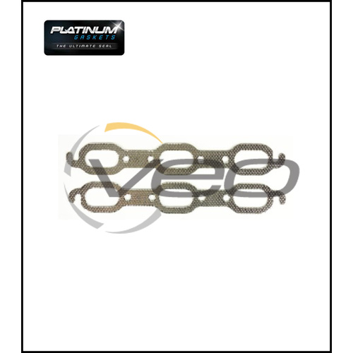 PLATINUM EXHAUST MANIFOLD GASKET FITS CHRYSLER 300C LE 3.5L EGG V6 1/05-12/11