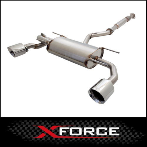 XFORCE 2.5" STAINLESS STEEL CATBACK EXHAUST SYSTEM FITS TOYOTA 86 ZN6 6/2012-12/2021