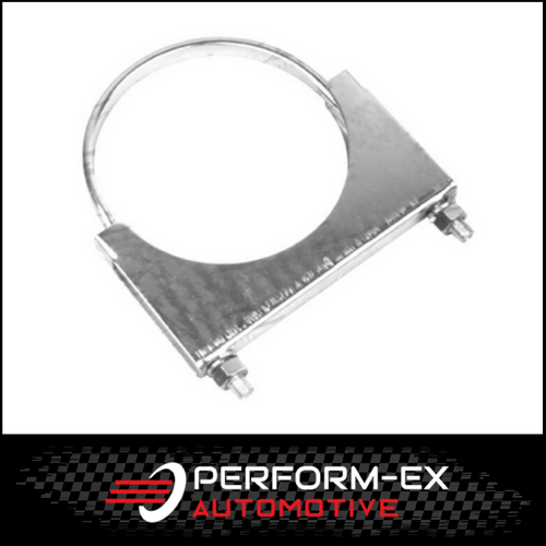 4" 102MM ZINC PLATED FLAT BACK EXHAUST (FBC4000)