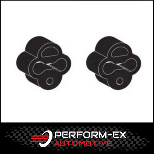 2 X EXHAUST HANGER RUBBER MOUNTS FITS FORD FALCON EA EB ED EF EL AU BA BF FG 