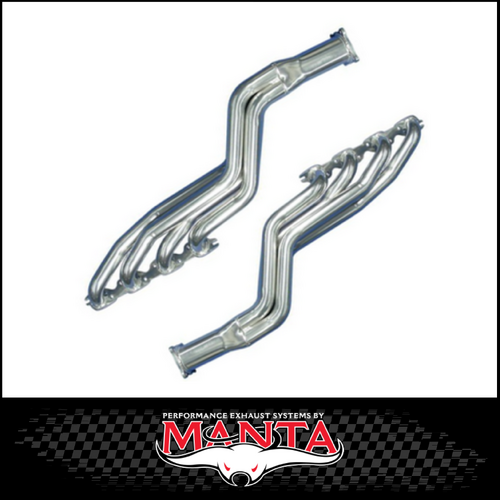 MANTA CERAMIC COATED EXTRACTORS FIT HOLDEN HQ HJ HX HZ WB 5.0L 304 V8 CONVERSION (FX-303HPC-S)