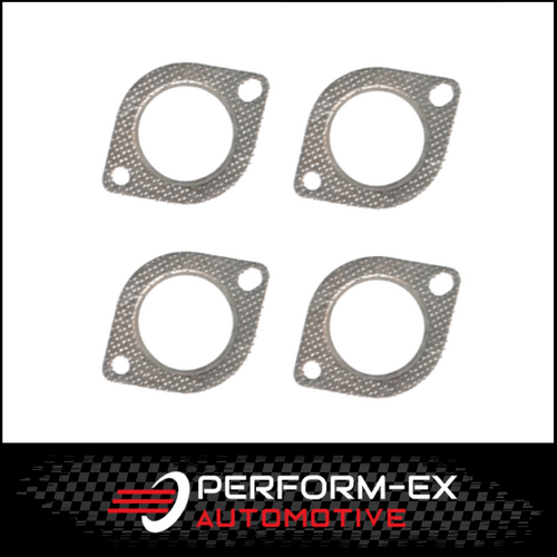4 X EXHAUST FLANGE GASKET 3" (76MM) 106MM BOLT HOLE CENTRES TO SUIT COMMODORE