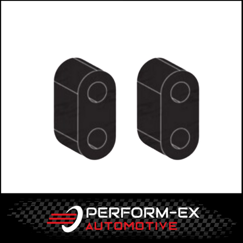 2 X EXHAUST HANGER RUBBER MOUNTS FITS HOLDEN COMMODORE VT VU VX VY VZ V8