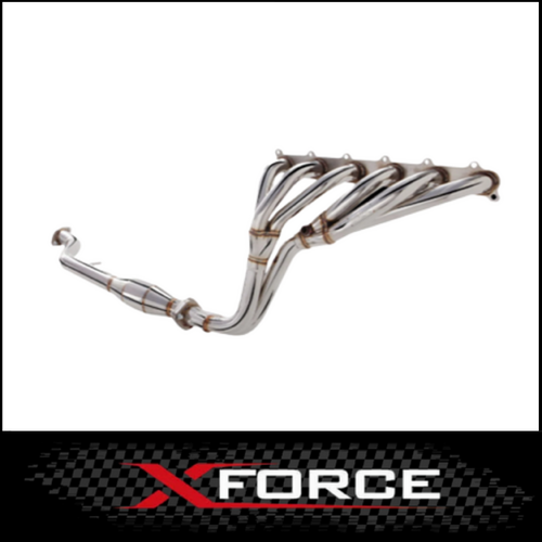 XFORCE UNPOLISHED STAINLESS STEEL HEADERS & CAT FITS FORD FALCON FG XR6 NON TURBO UTE