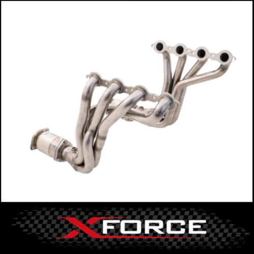 HOLDEN COMMODORE VE/VF V8 6.0L/6.2L SEDAN/WAGON/UTE XFORCE 409 STAINLESS STEEL 1 5/8" EXTRACTORS & 2 1/2" METALLIC CATS