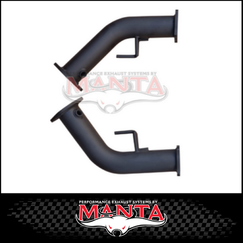 DPE BY MANTA RACE PIPES/CAT DELETES FITS HOLDEN COMMDORE VE VF 6.0L 6.2L V8 SEDAN/WAGON/UTE (HOLC128-RP3)