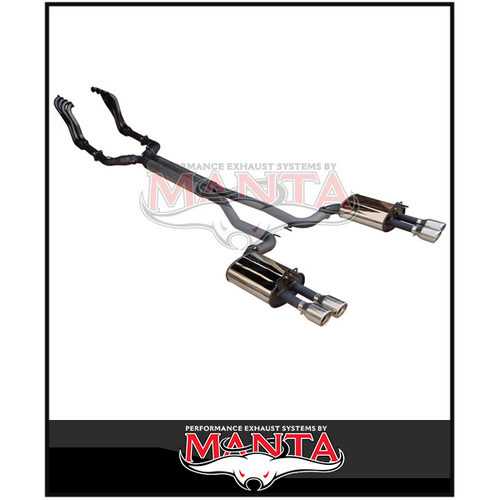 DPE BY MANTA ENGINE BACK STAINLESS STEEL EXHAUST FITS HOLDEN COMMDORE VE VF 6.0L 6.2L V8 SEDAN/WAGON (HOLK128S-134)
