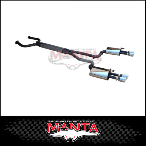 DPE BY MANTA 3" CAT BACK STAINLESS STEEL EXHAUST SYSTEM FITS HOLDEN COMMODORE VE VF 6.0L 6.2L V8 UTE (HOLK128U3-CB)