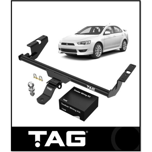 TAG TOWBAR KIT (1000KG) FITS MITSUBISHI LANCER CJ SEDAN 8/2007-11/2015