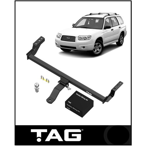 TAG TOWBAR KIT (1400KG) FITS SUBARU FORESTER SF SG WAGON 8/1997-12/2008